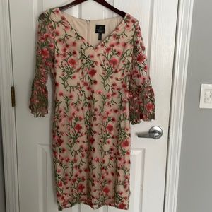 Adrianna Papell Floral Dress Size 4